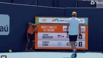 ¡Y la ATP no hace nada!: tenista casi agrede a un pasapelota
