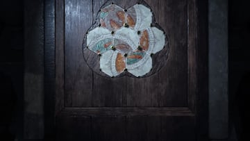 Pedestal de Piedra y puzle del hexágono en Resident Evil 4 Remake