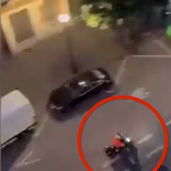 El vídeo del terrorista huyendo en moto tras atentar en Bruselas