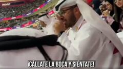 Ecuadorian fan at Qatar - Ecuador told to sit down and shut up, footage goes viral