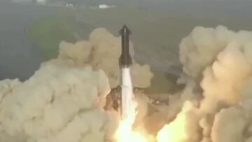 La explosión del cohete ‘Starship’ de Elon Musk segundos después del despegue