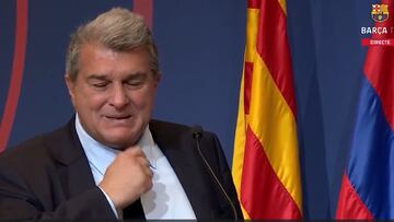 El momento en el que Laporta no puede más y no le salen ni las palabras: impacta verlo