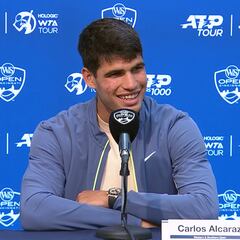 Fíjense si ha traído cola que lo ha tenido que explicar en la sala de prensa: Alcaraz y lo de Rocky