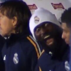 El vacile de Rüdiger al recogepelotas de la Arandina