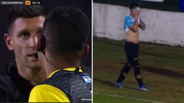 Surrealista a más no poder: un jugador se baja los pantalones y orina en medio del partido