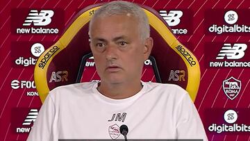 Es el número uno en esto: Mourinho cuando le preguntan si la Roma es favorita al Scudetto