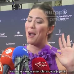 Le preguntan a Garbiñe por su subida de peso y su respuesta es unánimemente aplaudida