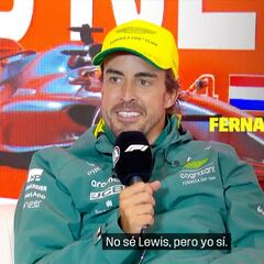 Alonso: “Yo lo haría tan bien como Verstappen con su coche, Hamilton no sé...”