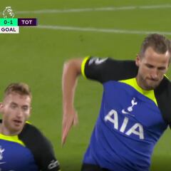 Muy pocos nueves meten este gol en el mundo: tremendo lo de Kane