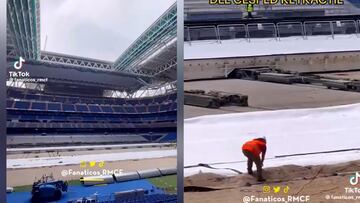 La joya de la corona del nuevo Bernabéu: vean el movimiento de las bandejas del césped