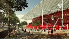 El nuevo Pizjuán del Sevilla: un tejado distinto al resto de estadios modernos y un fondo como ‘el muro’ de Dortmund