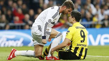 El día que Ramos acobardó a Lewandowski: pánico es poco