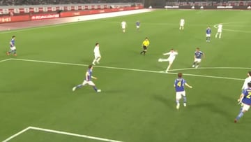 El golazo de Fede Valverde en el Japón vs. Uruguay