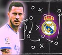 Así entraría Hazard en el once del Real Madrid 2022/2023