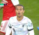 Thiago decide el Arsenal - Liverpool y se queda con esta cara: vean su decisiva acción