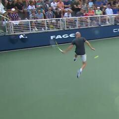 No habrá punto mejor en el US Open: el inverosímil golpe que levantó a todo el mundo de su silla