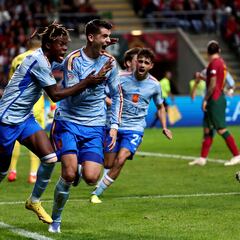 Resumen y gol del Portugal vs Espana, jornada 6 de la Nations League