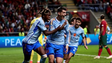 Resumen y gol del Portugal vs Espana, jornada 6 de la Nations League