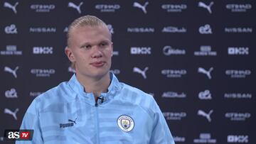 Haaland, sobre el estilo de juego del City: “Si no, no habría venido”