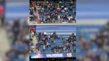 Había expectación y no defraudó: la reacción del Bernabéu cuando sonó el nombre de Valverde