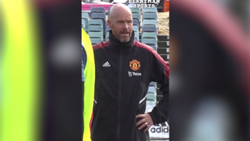 El vídeo de Ten Hag que ha causado debate: “Mantened la pelota en el suelo, jod*** basura!”