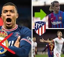 Así fue el frenético último día de mercado en 2021: Mbappé, Camavinga, Griezmann, de Jong...