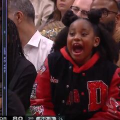 La NBA nos dejó este momento cómico: atentos a la hija de DeRozan cuando los Raptors tiran