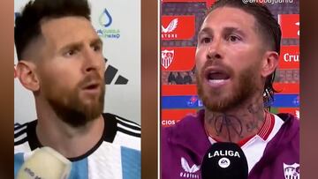 Es la parodia viral del día: la 'discusión' entre Ramos y Messi