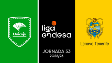 Resumen del Unicaja vs. Lenovo Tenerife, jornada 33 de Liga Endesa