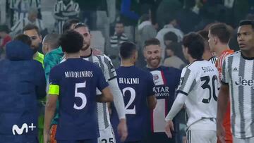 Va a dar para GIF en Portugal: la cara de Ramos cuando pensaba que era primero de grupo