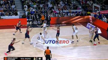 Con 81-81 recibe Tavares bajo el aro: los siguientes 15″ son el delirio baskonista y el infierno del Madrid