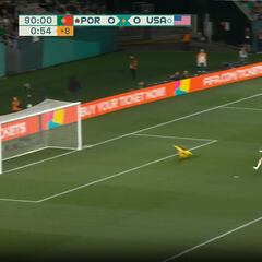 La favorita pudo quedar eliminada: Portugal tuvo esta ocasión para eliminar EE UU