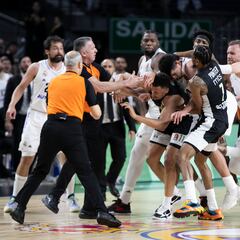 La treta reglamentaria que hubiera dado al Madrid la victoria tras la pelea con el Partizán