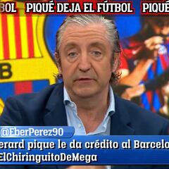 No se cortó un pelo: Pedrerol, rotundo sobre el adiós de Piqué