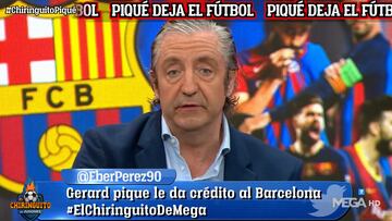 No se cortó un pelo: Pedrerol, rotundo sobre el adiós de Piqué