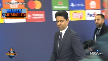 El gesto de Al Khelaïfi a la cámara de El Chiringuito tras el fracaso