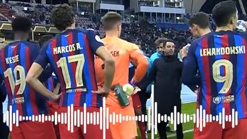 Xavi explota en plena charla: “¡Me cago en mi p*** madre!”