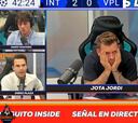 Está volando en redes: la reacción viral de Jota Jordi con el 2-0 del Inter