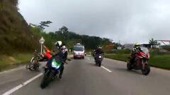 Denuncia mundial por este temerario atropello de un motorista a un ciclista: “Un asesino al volante”