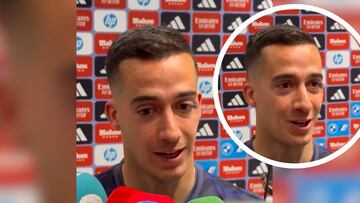 La ¡®sonrisilla¡¯ de Lucas cuando dice ¡°Mbapp¨¦ es jugador del PSG¡± que se ha viralizado