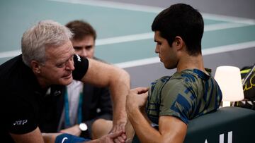 Alcaraz se retira de París por lesión ante Rune