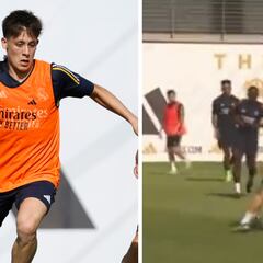 Tienes 18 años, es tu primer entrenamiento en el Real Madrid y haces esto: el detalle precioso de Arda Güler