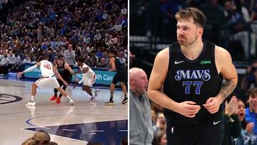 Dos rivales en medio y Doncic se deshace de ellos así: el “oh” de la grada es definitorio