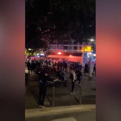 El vídeo de cómo han agredido el bus del Lyon los ultras del Marsella es espeluznante