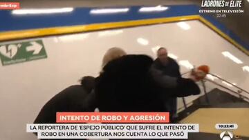 Roban a una reportera de Espejo Público en directo: “¡Como llames a la policía te mato!”