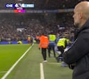 El gesto de Guardiola tras recibir el 4-4 en el 96′