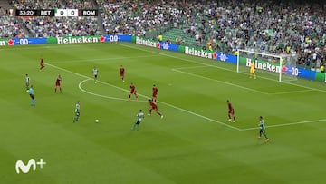 Est¨¢ en su mejor momento y hace lo que quiere: tremendo lo de Canales para sellar el pase del Betis