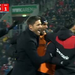 Locura total del Leverkusen: gol en el 94′ para ganar y una reacción de Xabi que tienen que ver