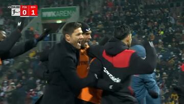 Locura total del Leverkusen: gol en el 94′ para ganar y una reacción de Xabi que tienen que ver