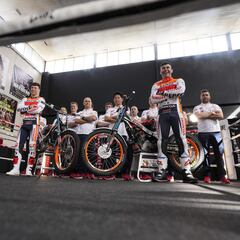 El equipo Repsol Honda de Trial se presenta para la temporada 2023